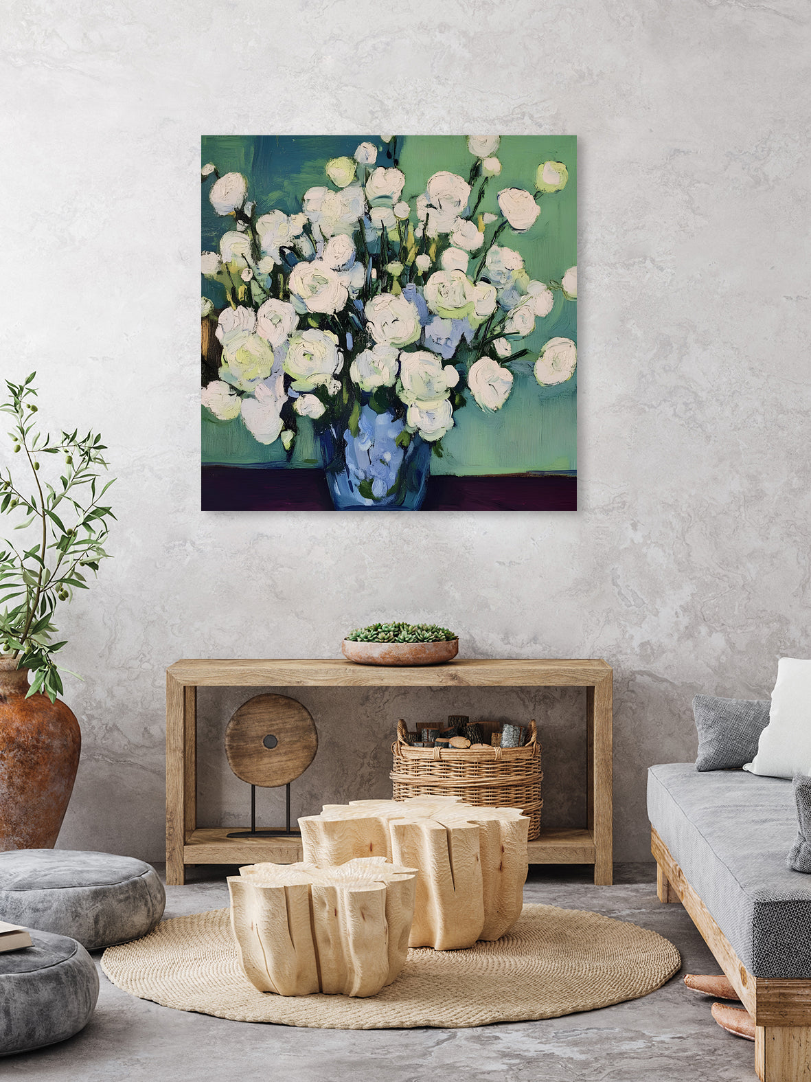 White Roses by Avanesova Elena on GIANT ART - white roses