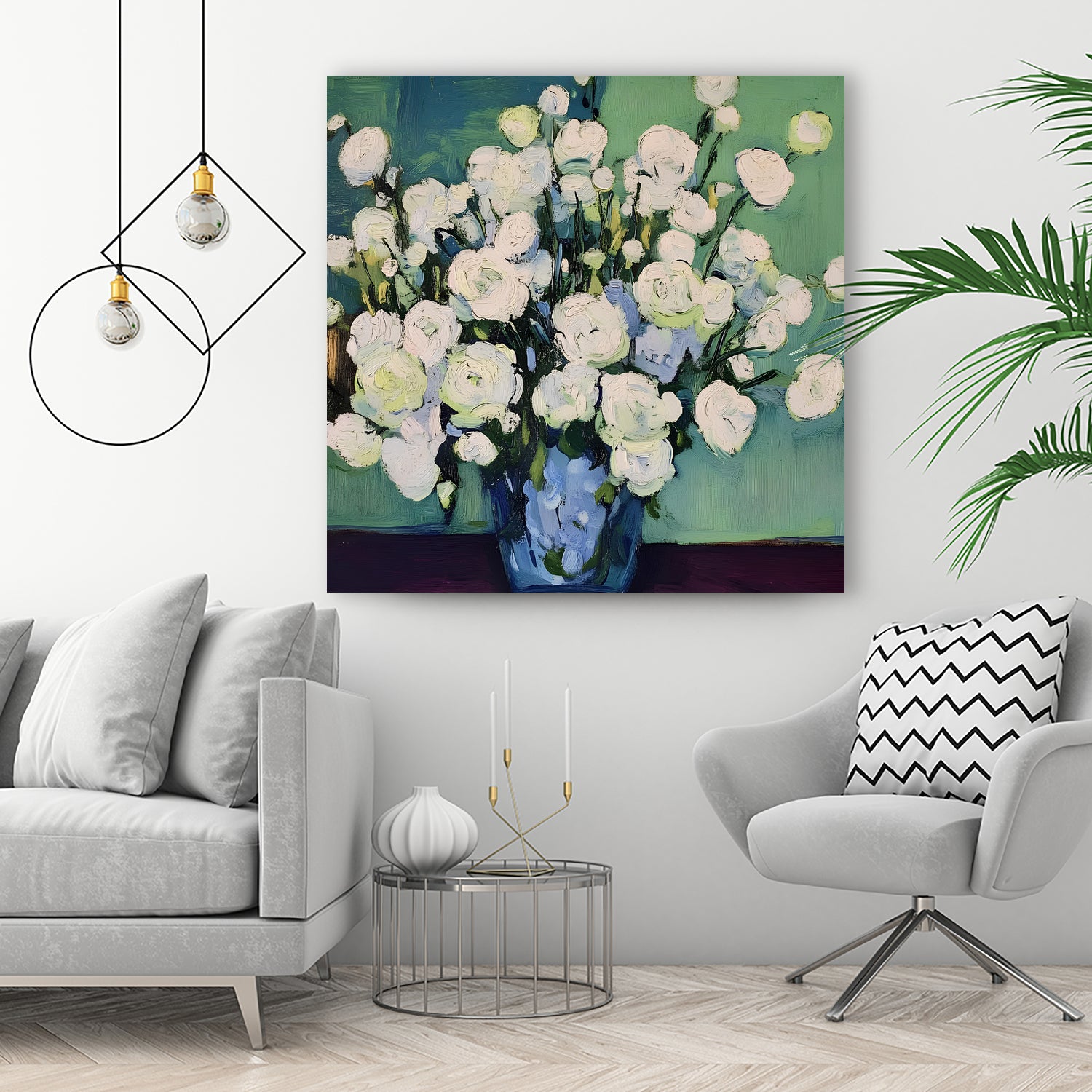 White Roses by Avanesova Elena on GIANT ART - white roses