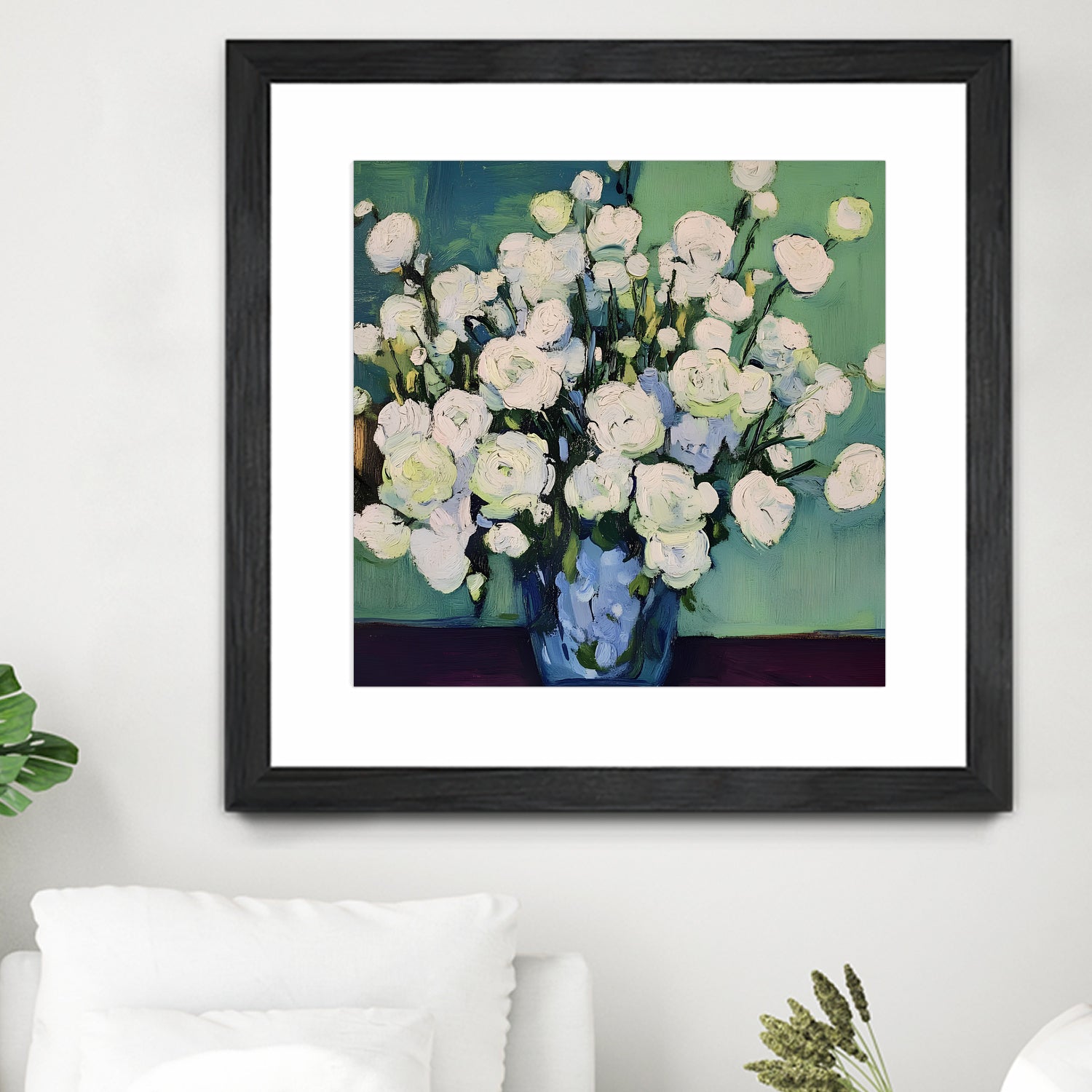 White Roses by Avanesova Elena on GIANT ART - white roses