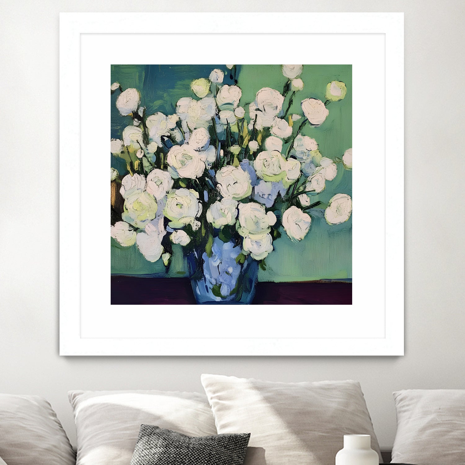 White Roses by Avanesova Elena on GIANT ART - white roses