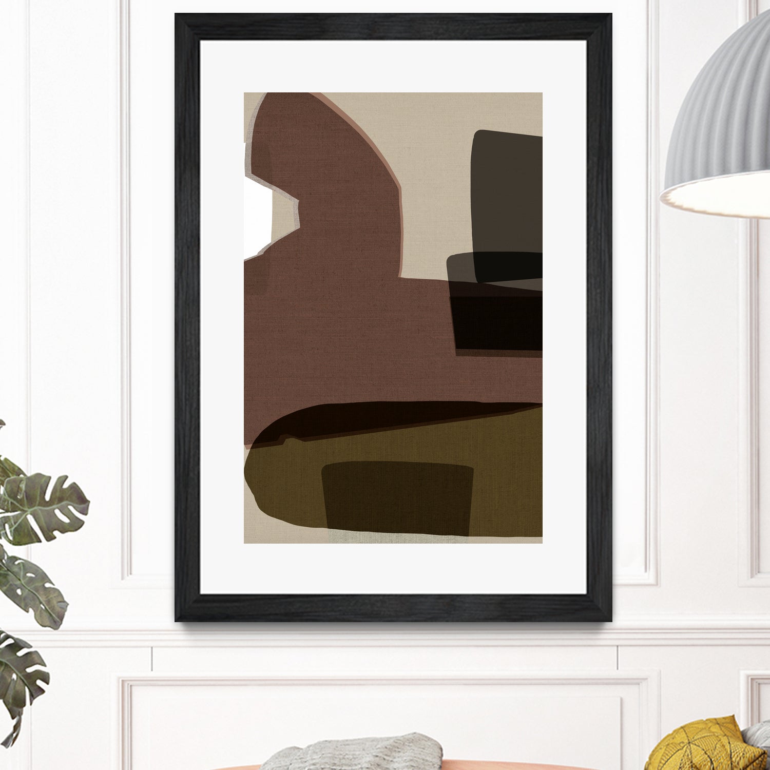 Layered Geometric Shapes And Earthy Tones by cartissi on GIANT ART - 7200 illustration