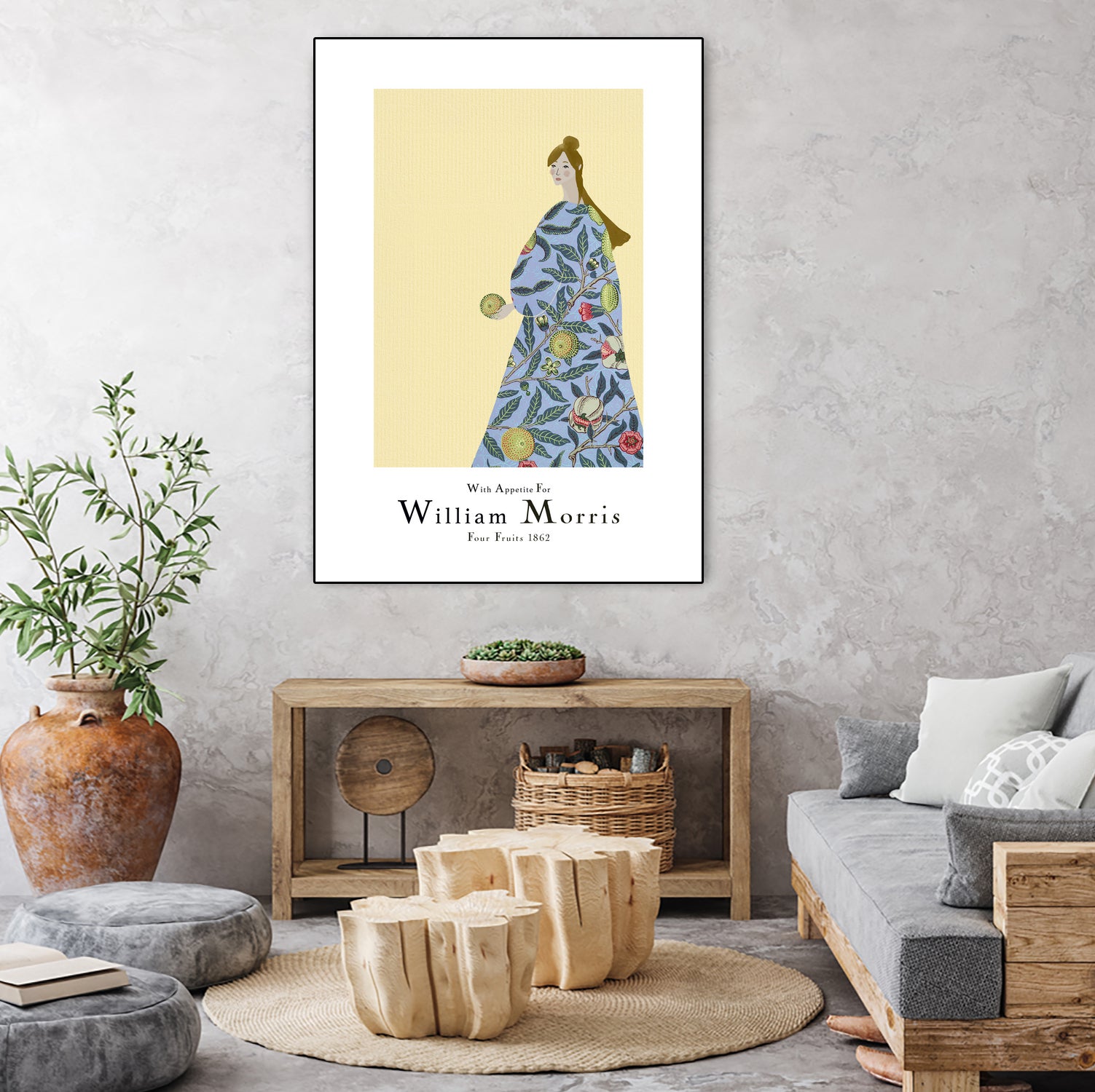 With Appetite For William Morris by Pictufy Studio on GIANT ART - morris figurative morris