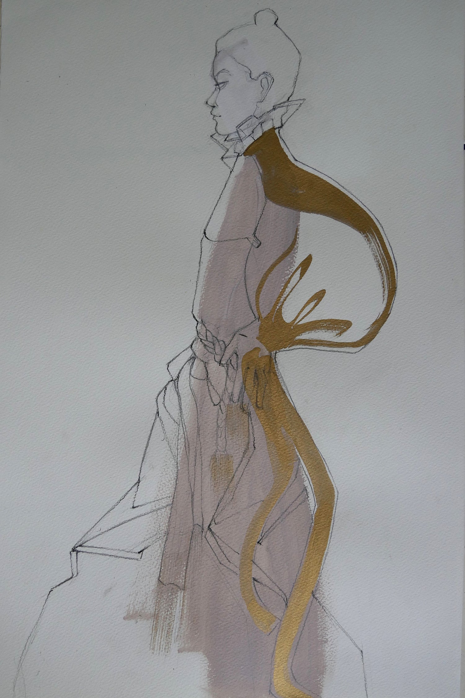 Golden Dress by Doris Schmitz on GIANT ART - 2958 photography