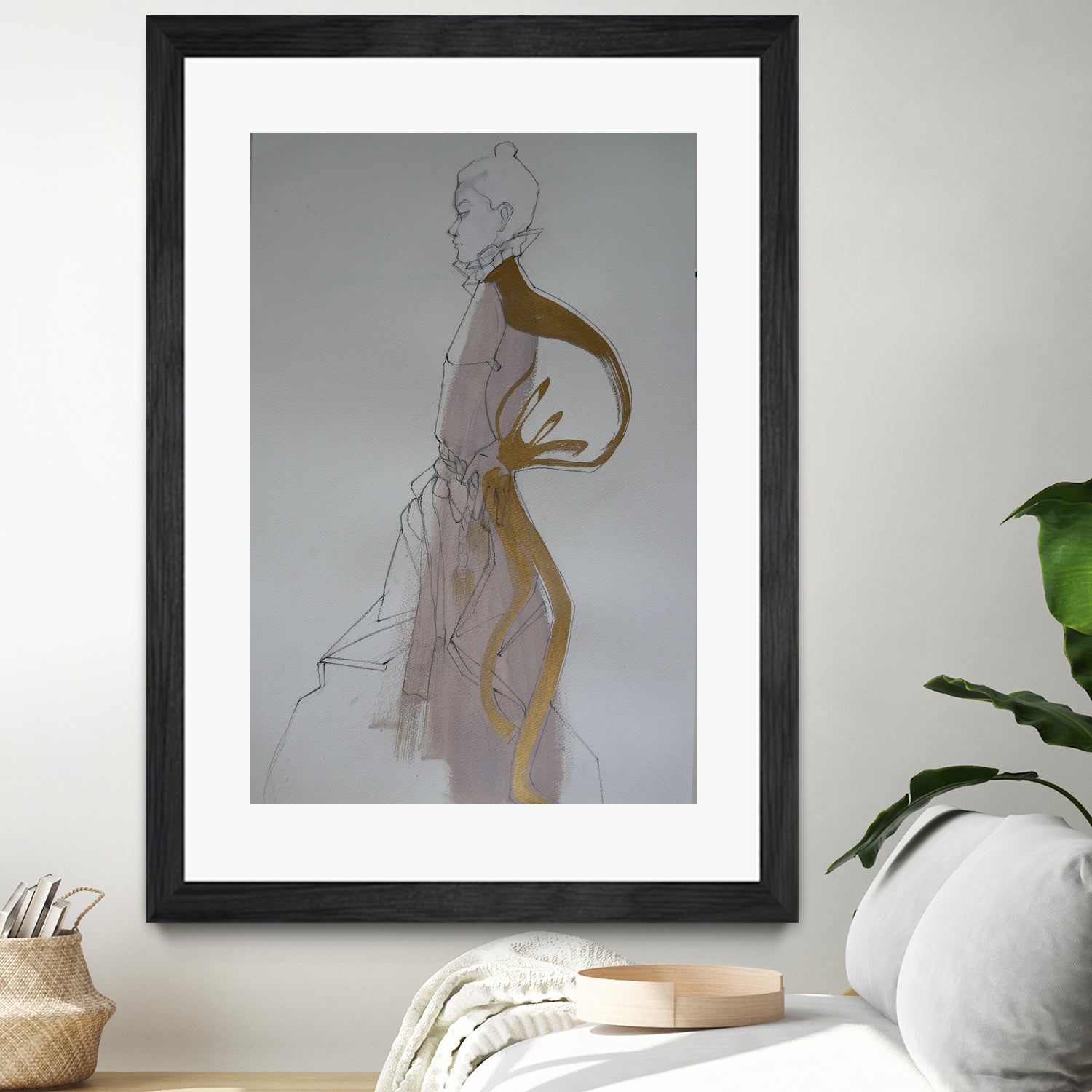 Golden Dress by Doris Schmitz on GIANT ART - 2958 photography