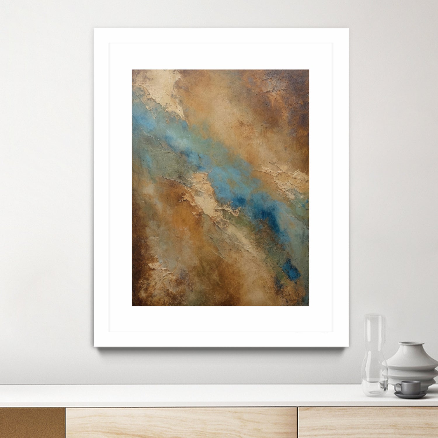 River Through the Desert by Alpenglow Workshop on GIANT ART - abstract