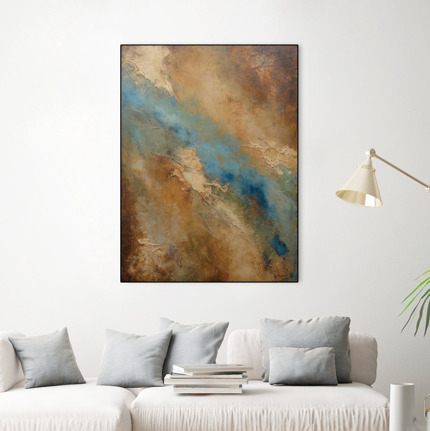 River Through the Desert by Alpenglow Workshop on GIANT ART - abstract