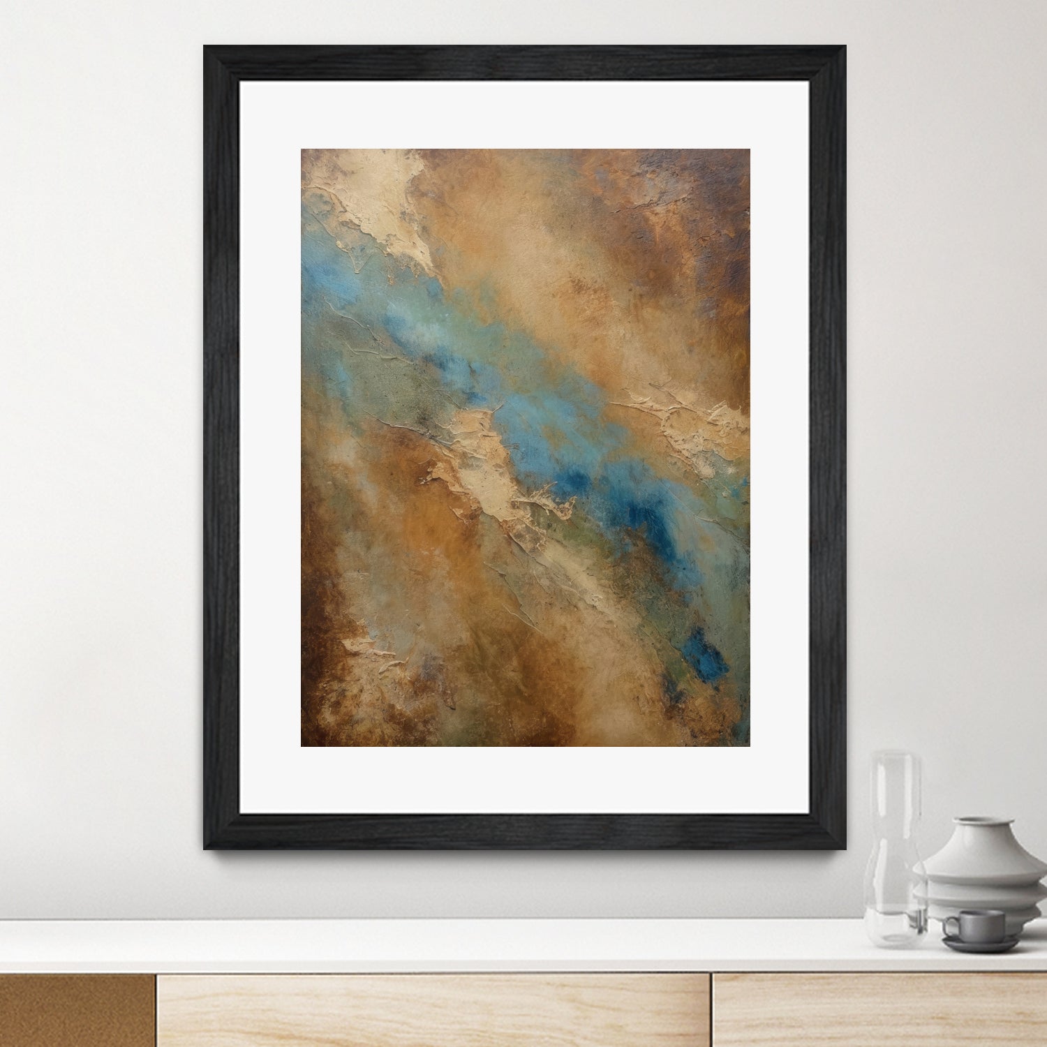 River Through the Desert by Alpenglow Workshop on GIANT ART - abstract