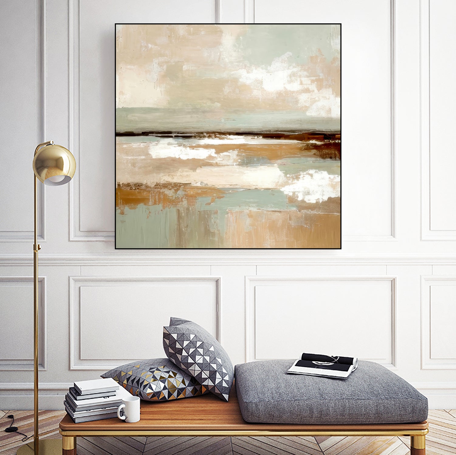 Safety of the Harbor by Alpenglow Workshop on GIANT ART - abstract