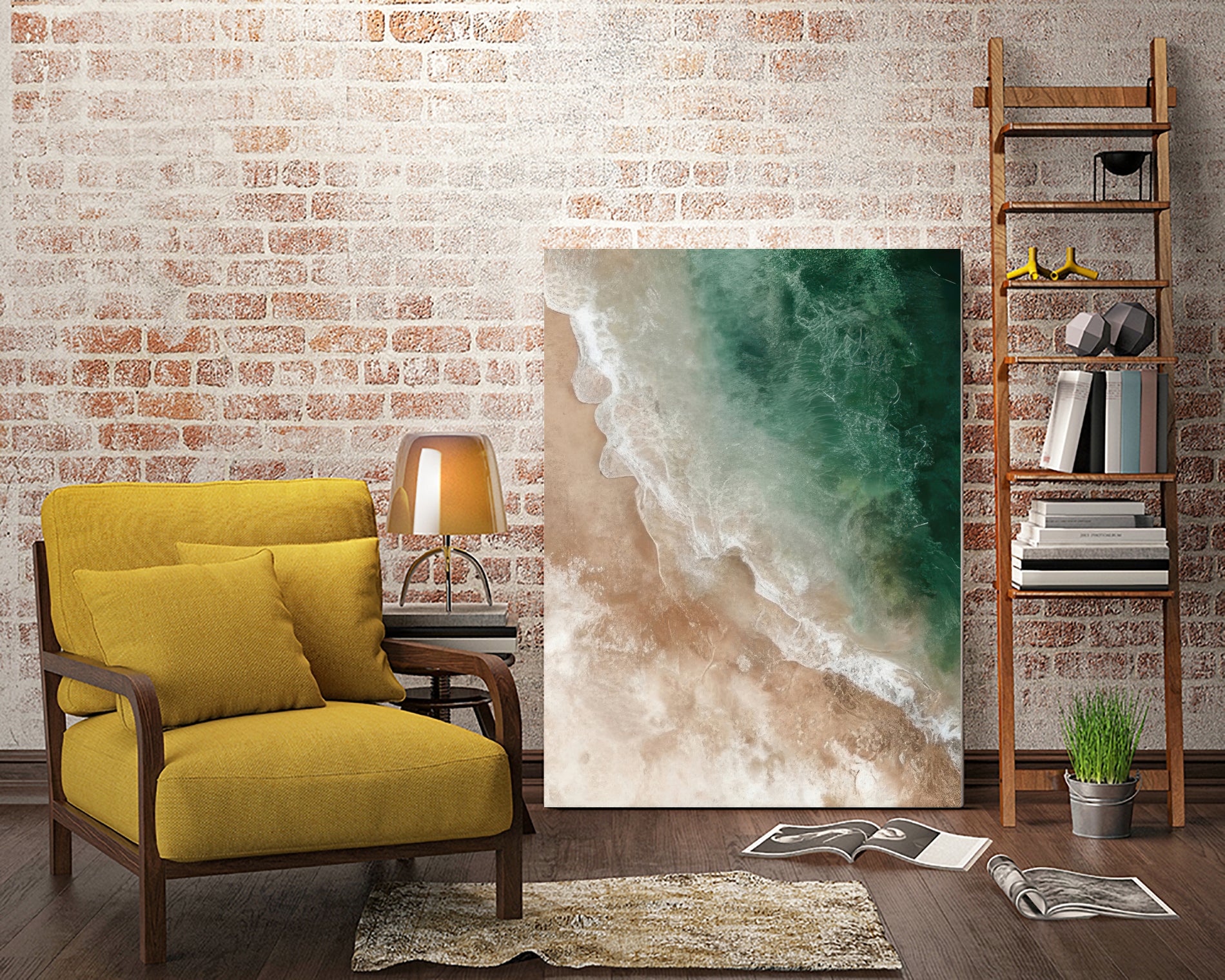 Western Shore by Alpenglow Workshop on GIANT ART - abstract