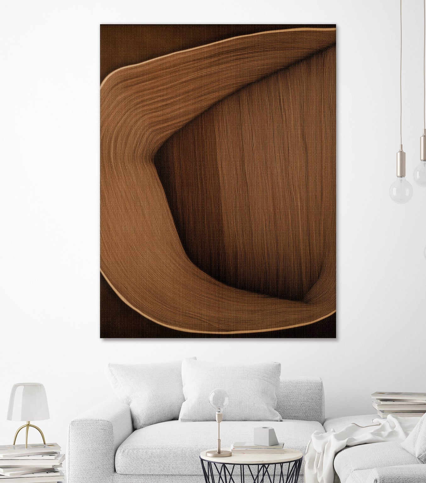 Caramel lines I by Alma on GIANT ART - 6223 photography