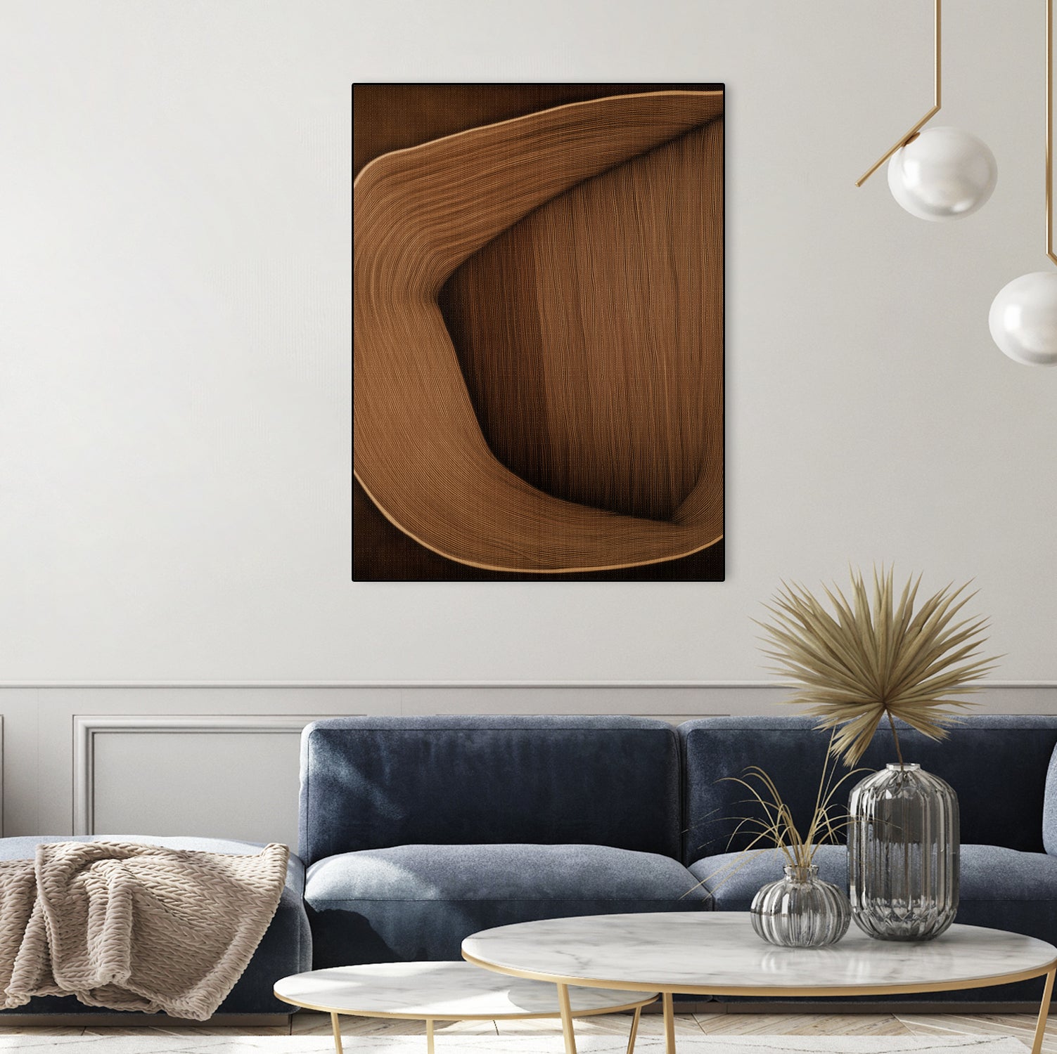 Caramel lines I by Alma on GIANT ART - 6223 photography