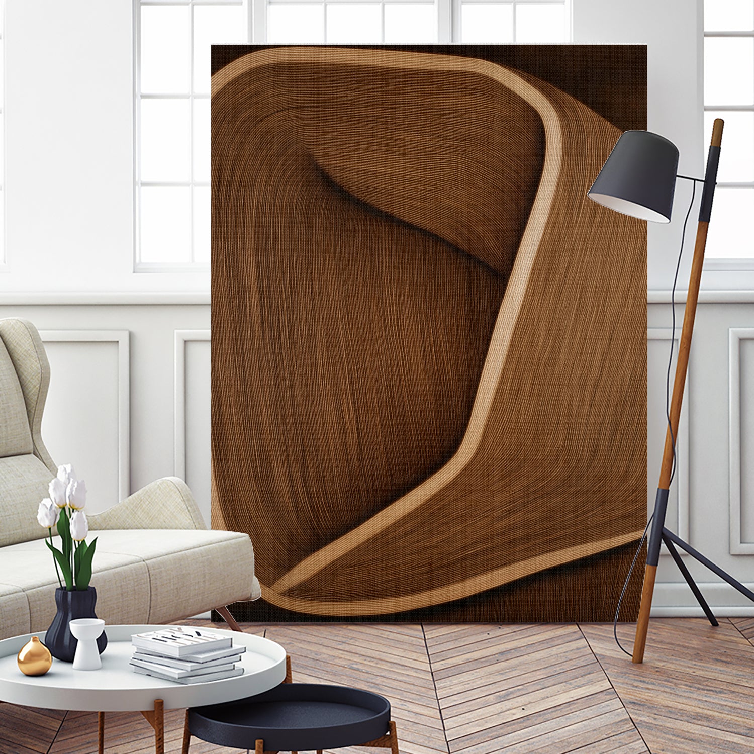 Caramel lines II by Alma on GIANT ART - 6223 photography