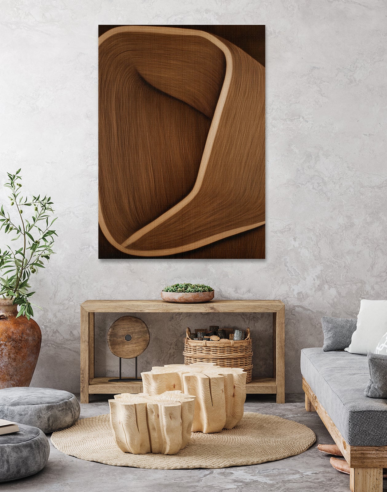 Caramel lines II by Alma on GIANT ART - 6223 photography