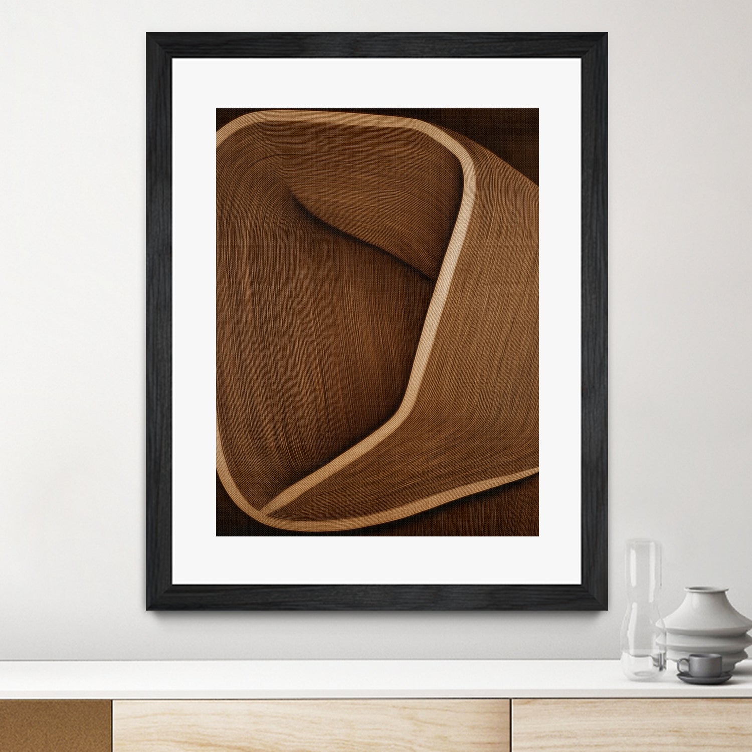 Caramel lines II by Alma on GIANT ART - 6223 photography