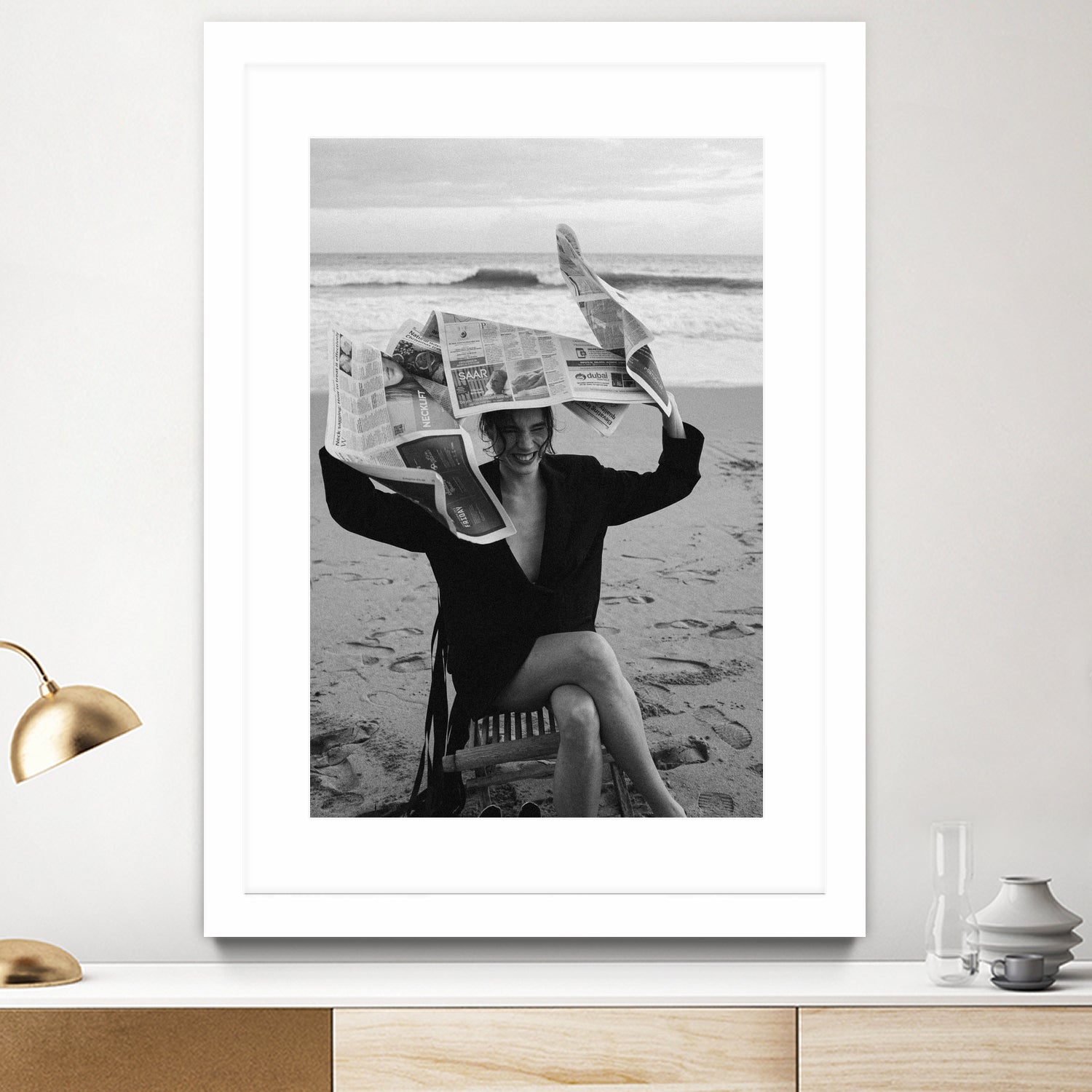 ALEX by Samuel Sleziak on GIANT ART - woman black and white woman