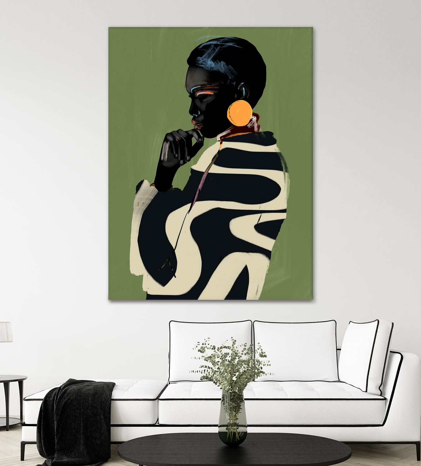 Bold Contemplation by ThingDesign on GIANT ART - illustration modern art