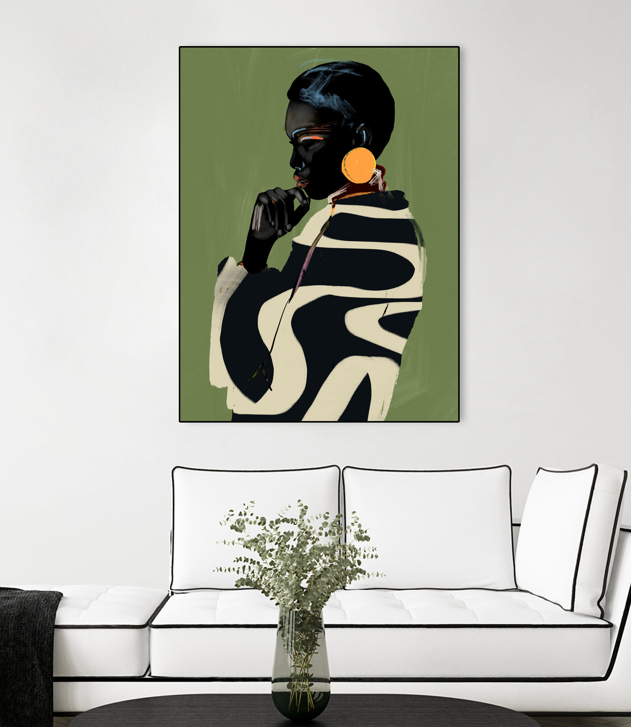 Bold Contemplation by ThingDesign on GIANT ART - illustration modern art