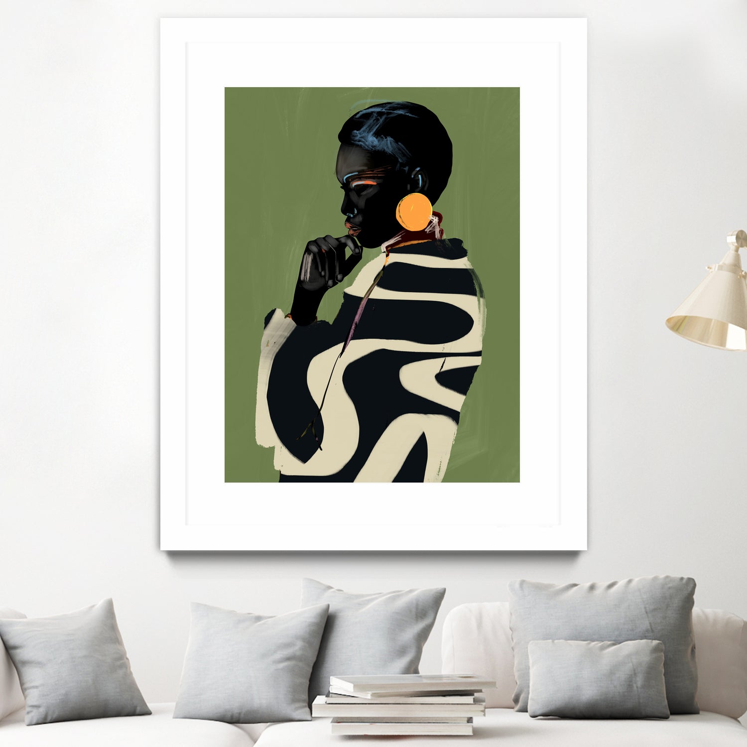 Bold Contemplation by ThingDesign on GIANT ART - illustration modern art