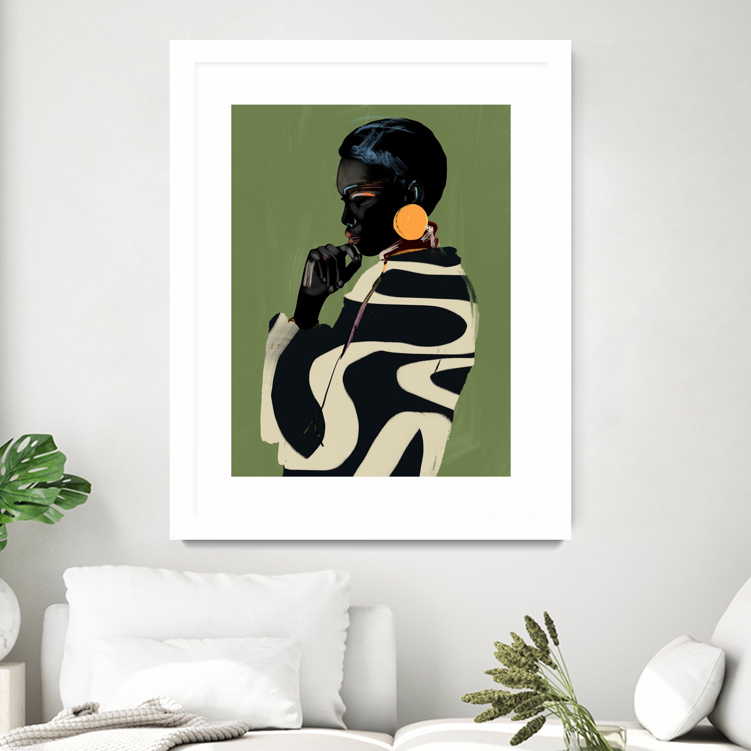 Bold Contemplation by ThingDesign on GIANT ART - illustration modern art