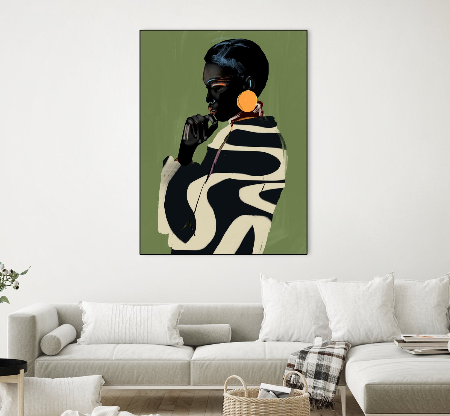 Bold Contemplation by ThingDesign on GIANT ART - illustration modern art