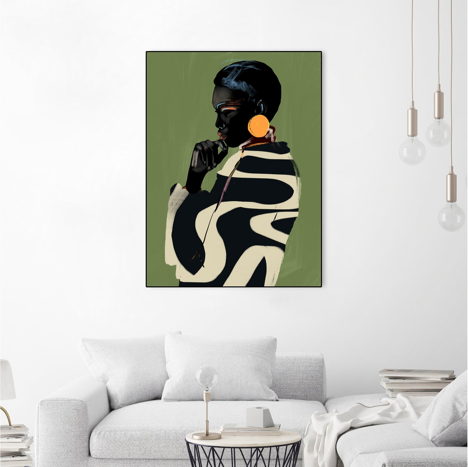 Bold Contemplation by ThingDesign on GIANT ART - illustration modern art