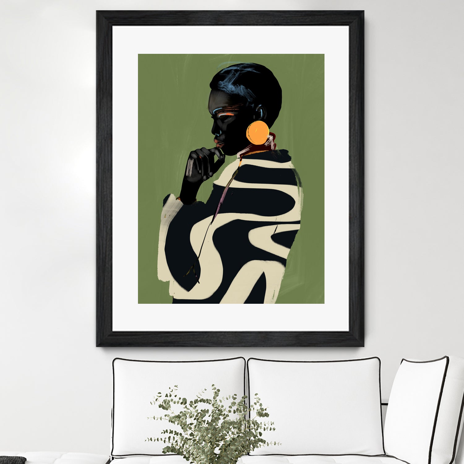 Bold Contemplation by ThingDesign on GIANT ART - illustration modern art