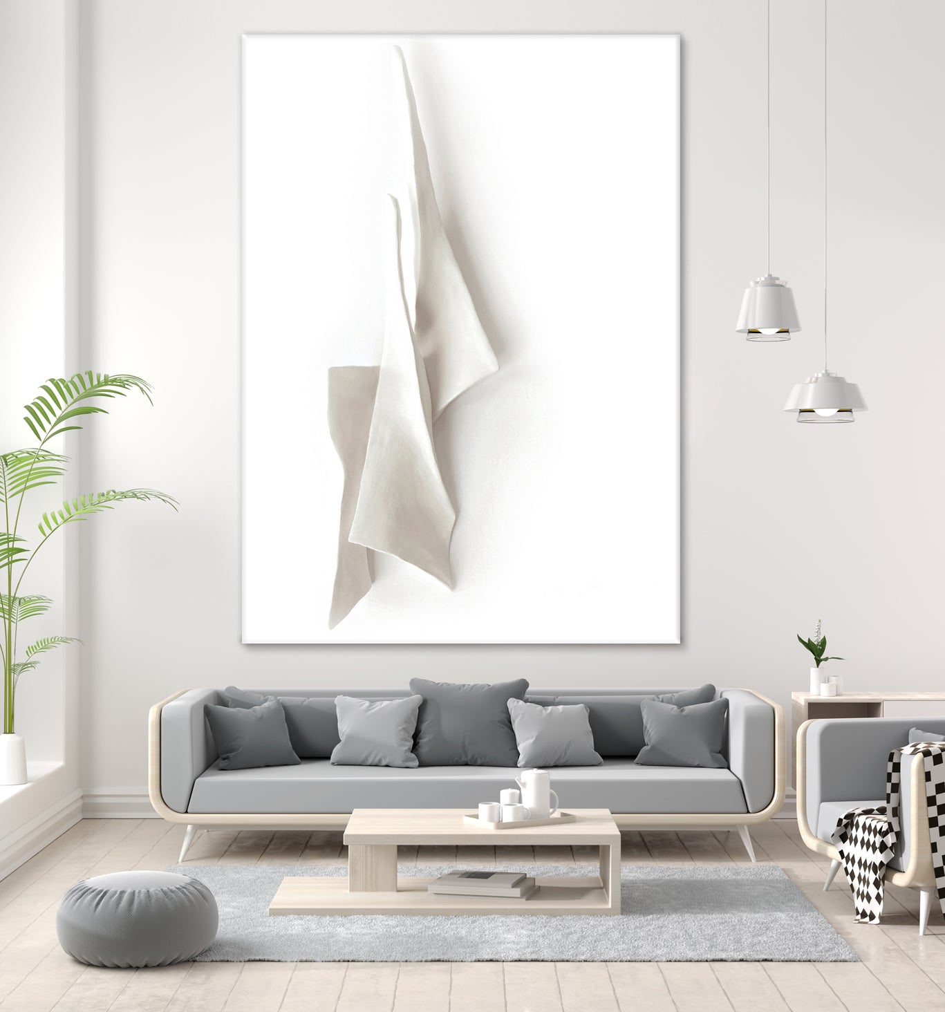 White Elegance by Jenja Braun on GIANT ART - flowers and plants minimalist-art