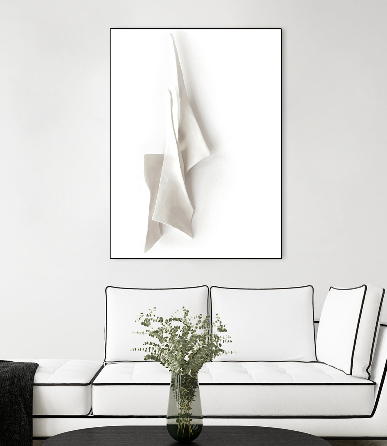 White Elegance by Jenja Braun on GIANT ART - flowers and plants minimalist-art