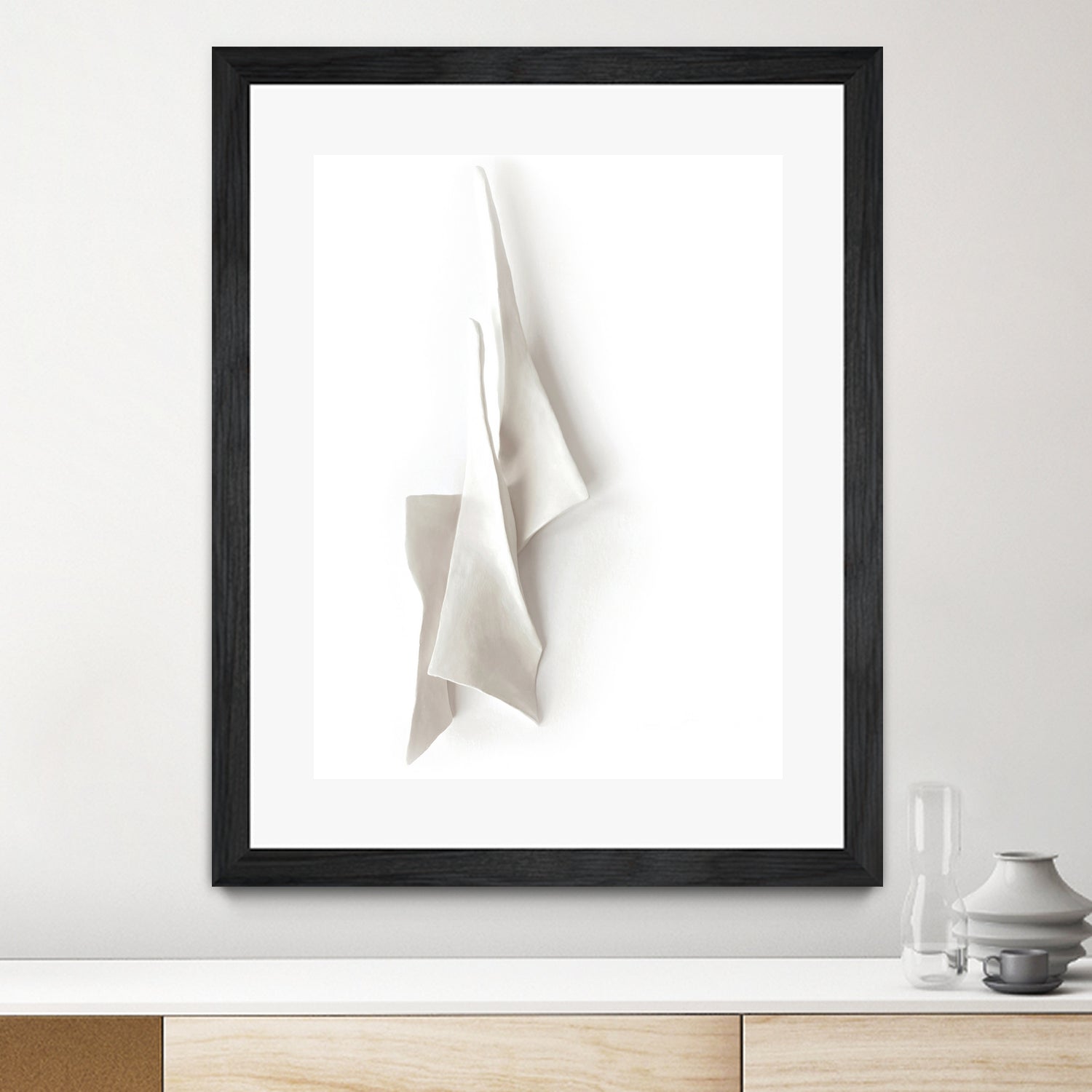 White Elegance by Jenja Braun on GIANT ART - flowers and plants minimalist-art