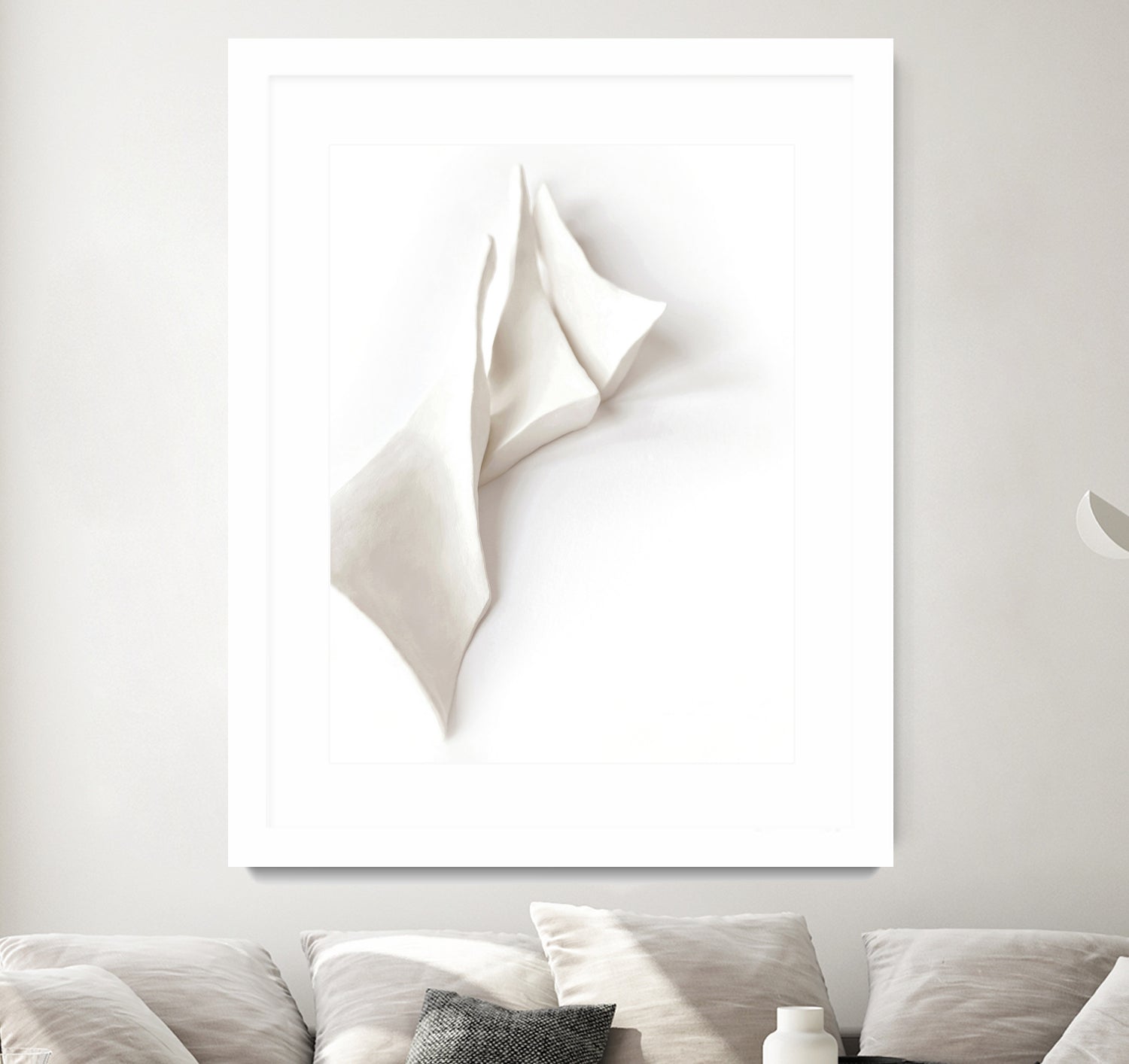 Folded Whispers by Jenja Braun on GIANT ART - flowers and plants minimalist decor