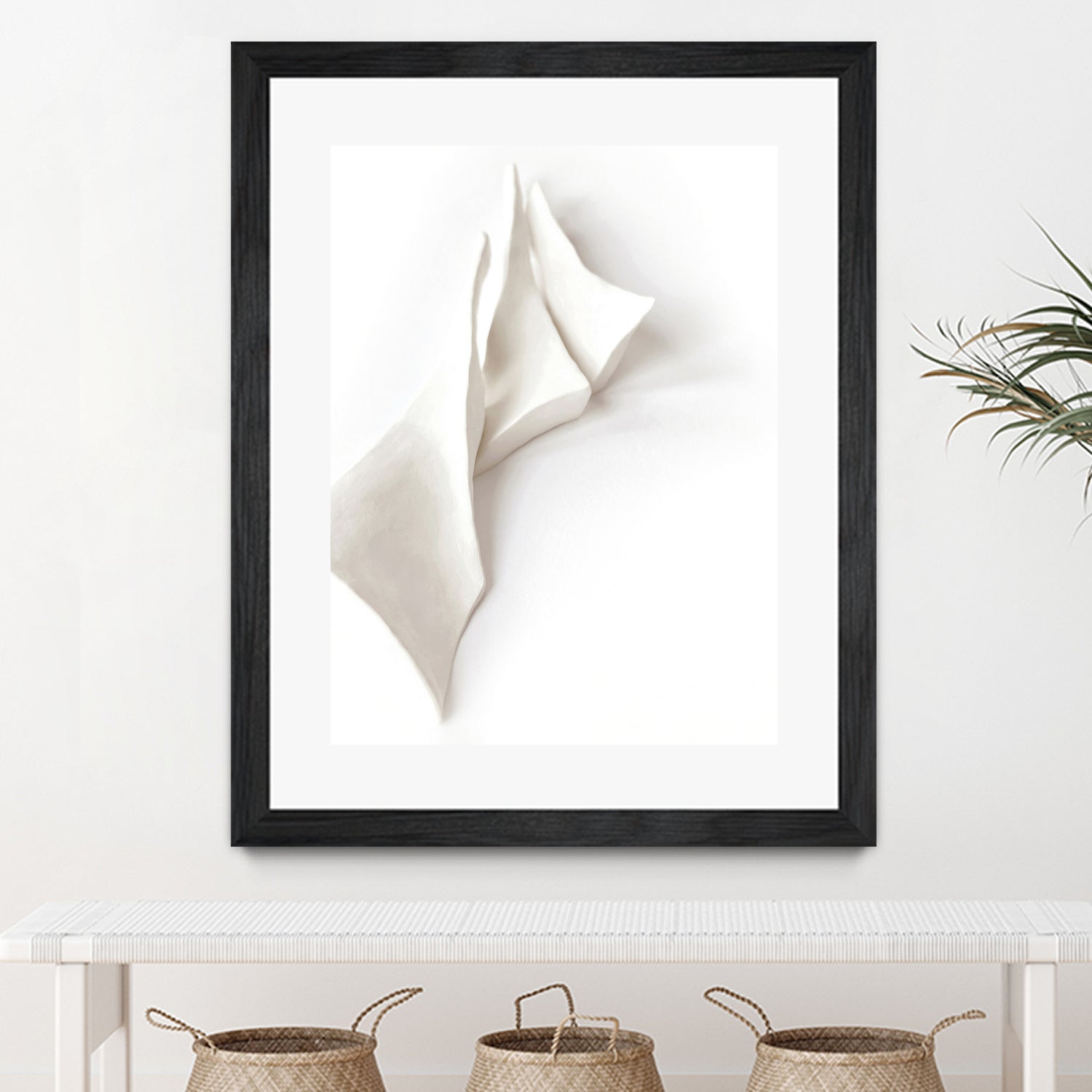 Folded Whispers by Jenja Braun on GIANT ART - flowers and plants minimalist decor