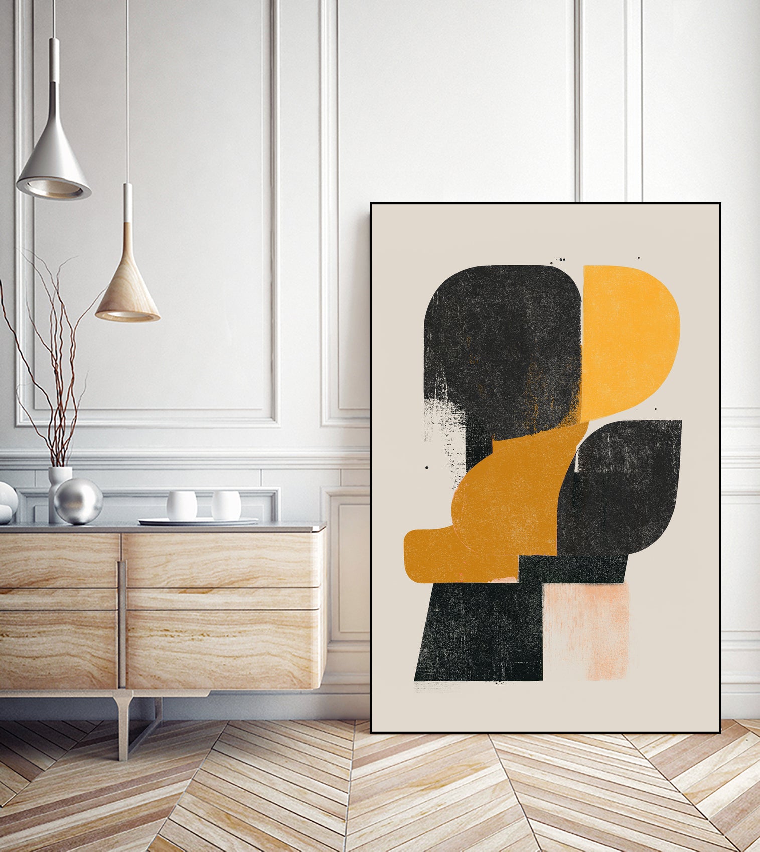 Abstract Shapes No.1 by THE MIUUS STUDIO on GIANT ART - abstract