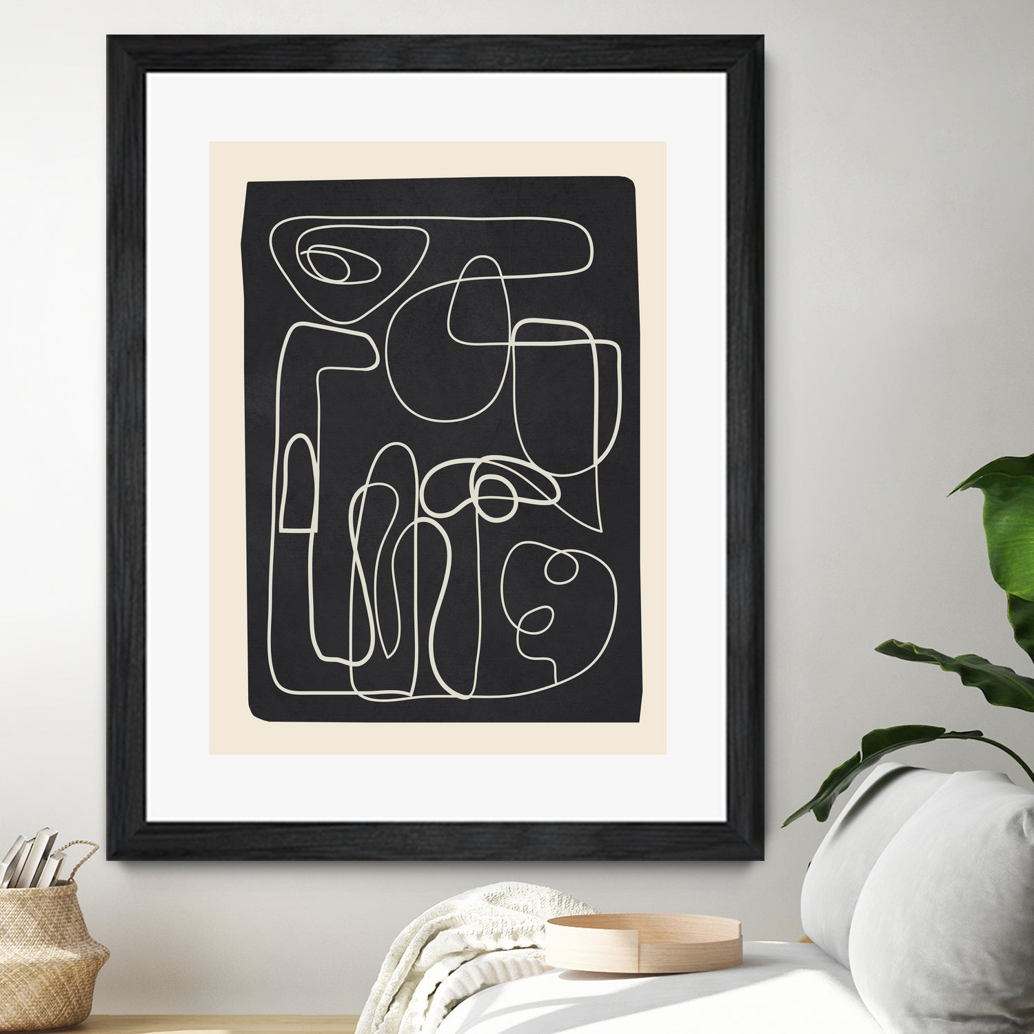 Flowing Lines Maze by City Art on GIANT ART - abstract abstract art print