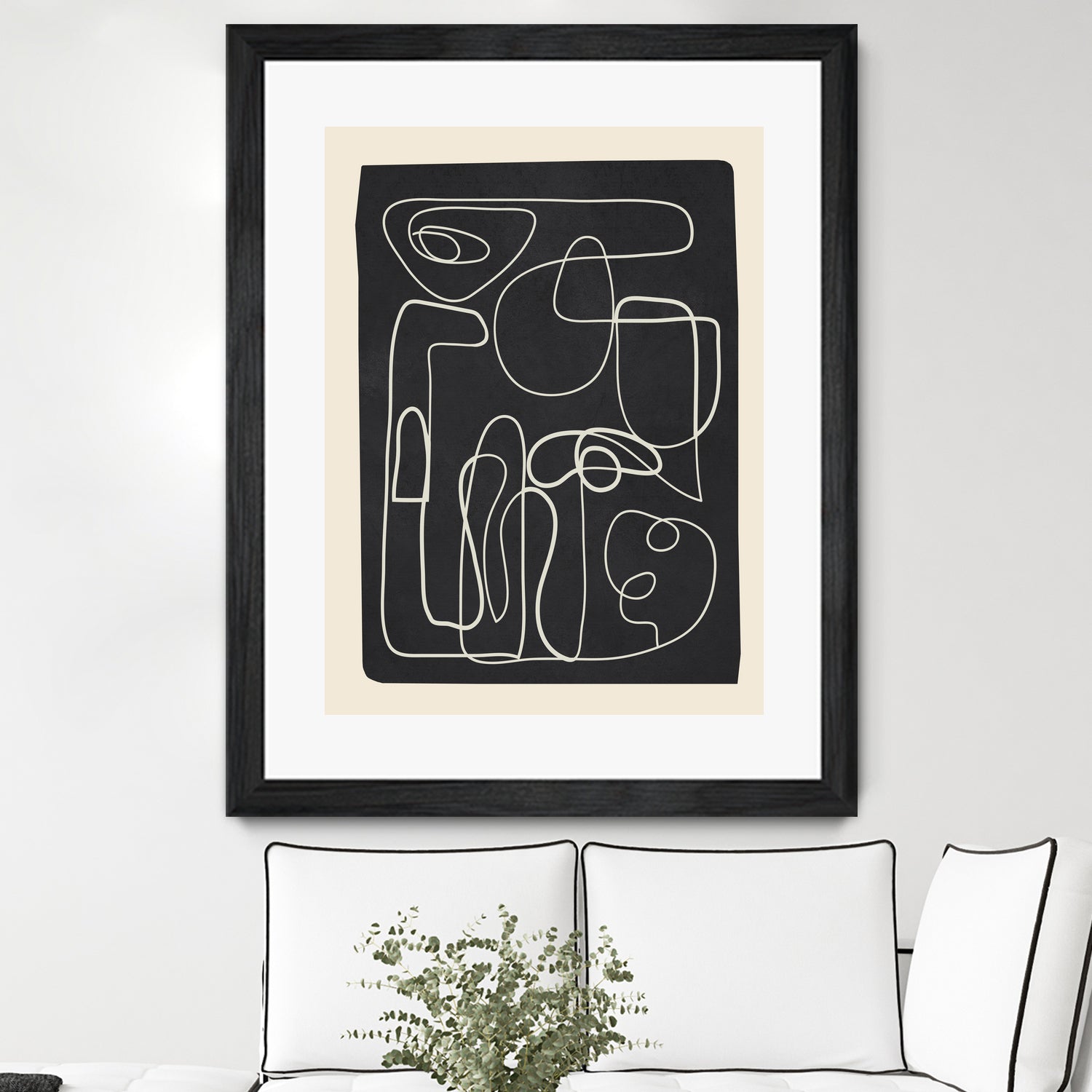 Flowing Lines Maze by City Art on GIANT ART - abstract abstract art print