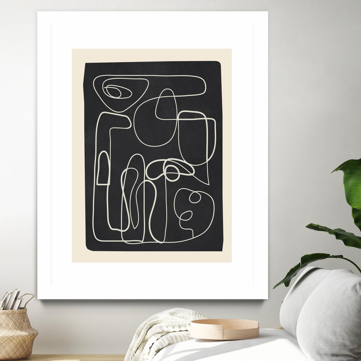 Flowing Lines Maze by City Art on GIANT ART - abstract abstract art print