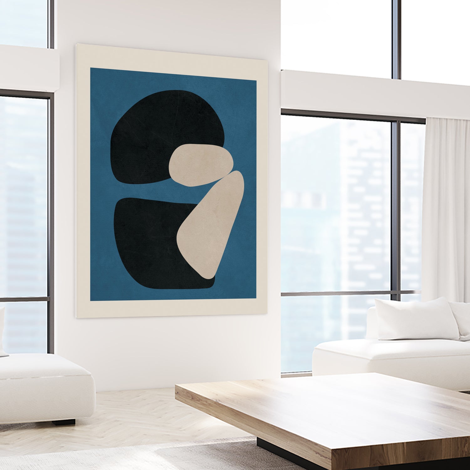 Contrasting Shapes by City Art on GIANT ART - abstract abstract art