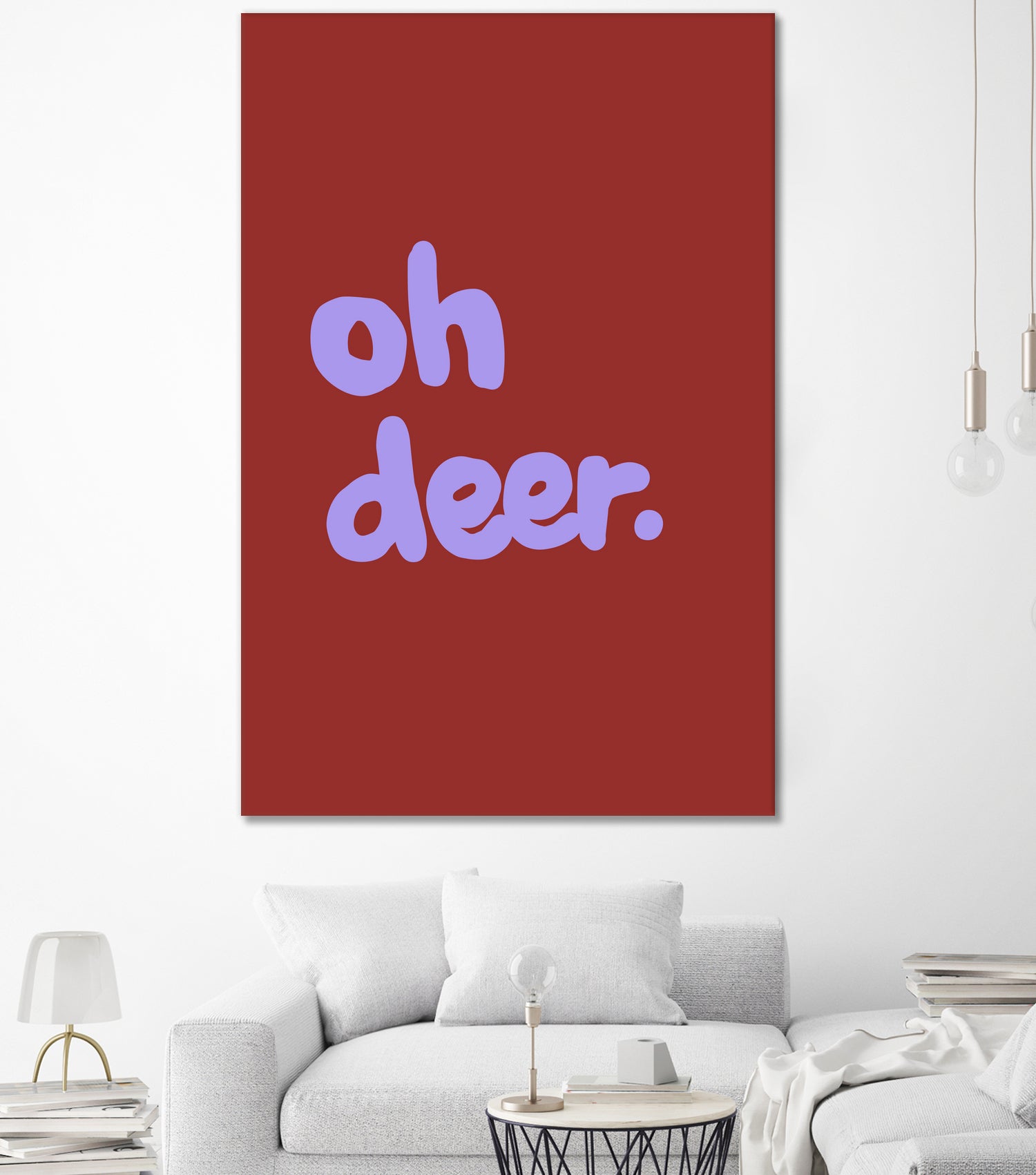 Oh Deer 1 by Studio Memb on GIANT ART - word art love