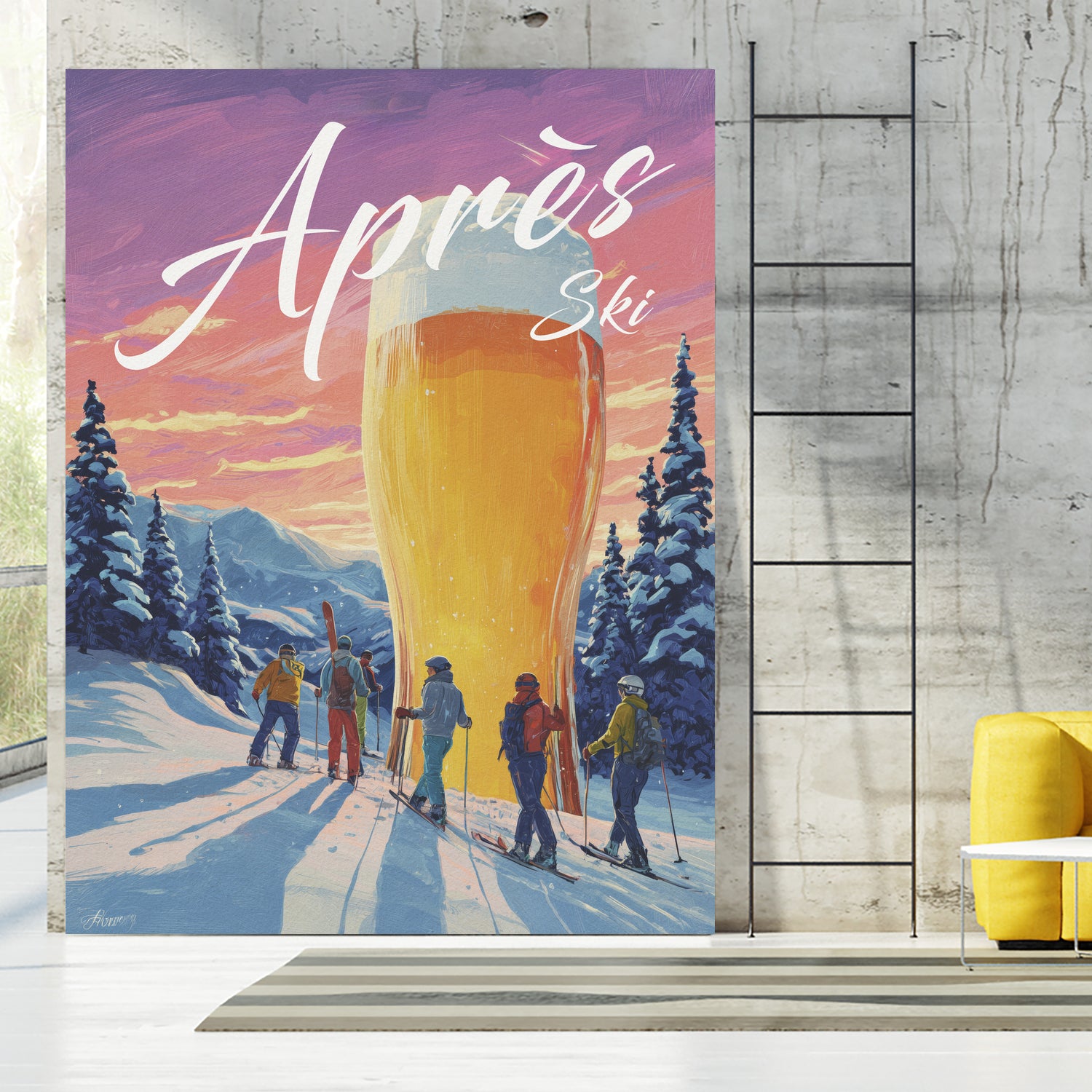 Apres Ski by Andreas Magnusson on GIANT ART - food and drinks ski