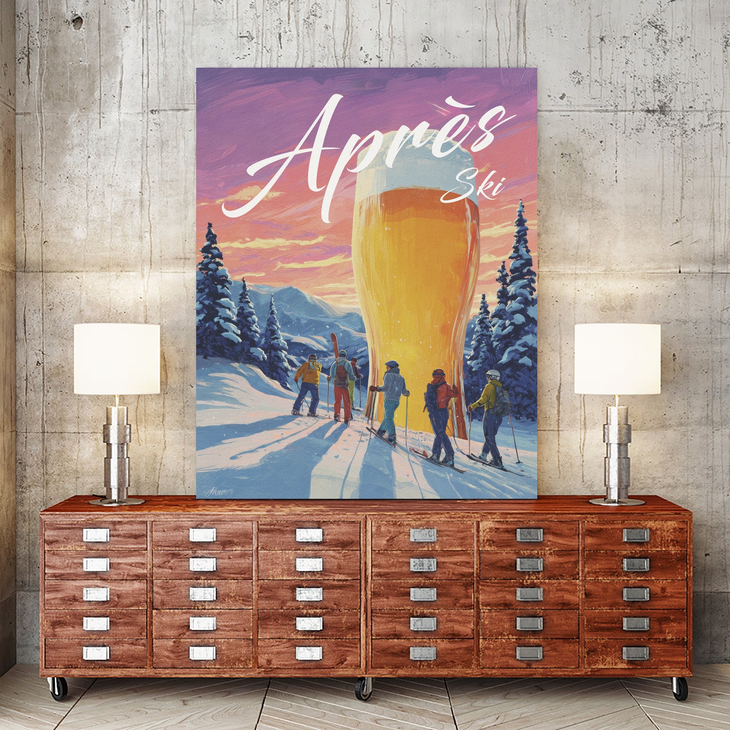 Apres Ski by Andreas Magnusson on GIANT ART - food and drinks ski