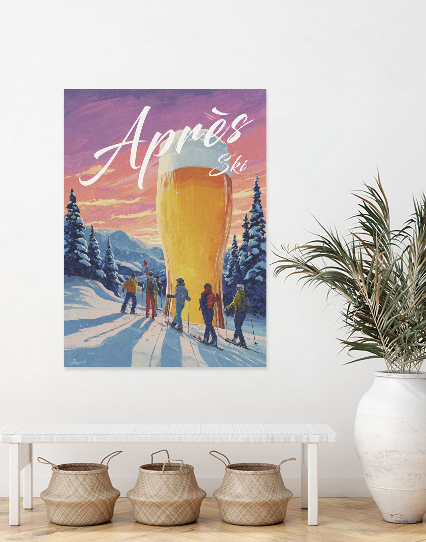 Apres Ski by Andreas Magnusson on GIANT ART - food and drinks ski