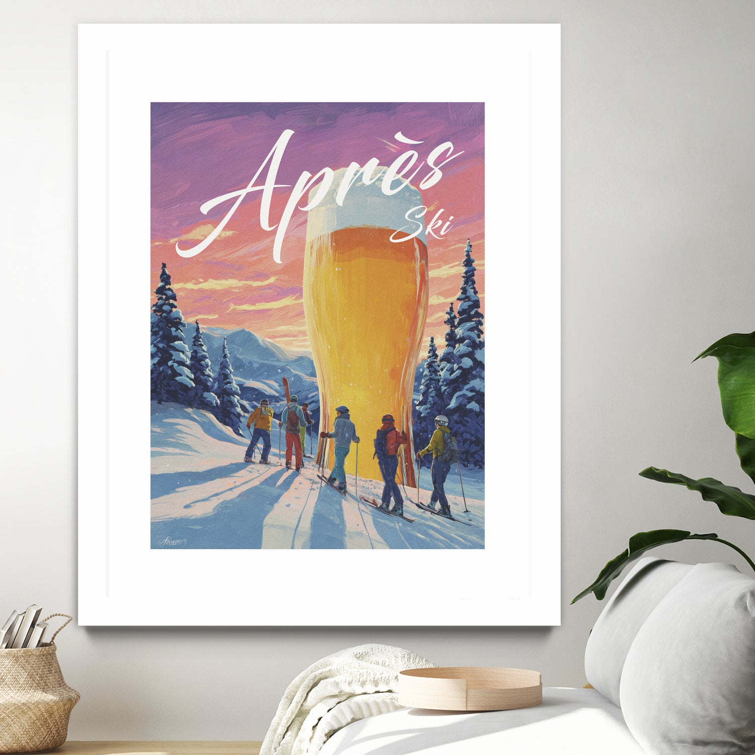 Apres Ski by Andreas Magnusson on GIANT ART - food and drinks ski