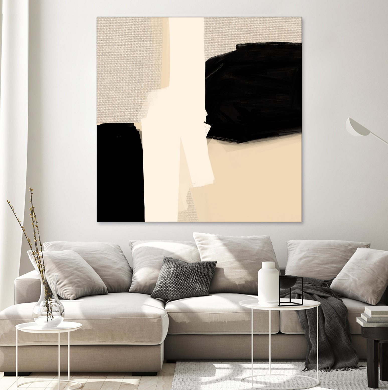 Opposites Attract 5 by Simona Gocan on GIANT ART - illustration neutral tones