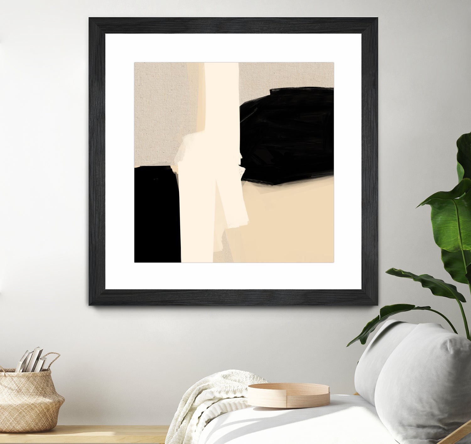 Opposites Attract 5 by Simona Gocan on GIANT ART - illustration neutral tones