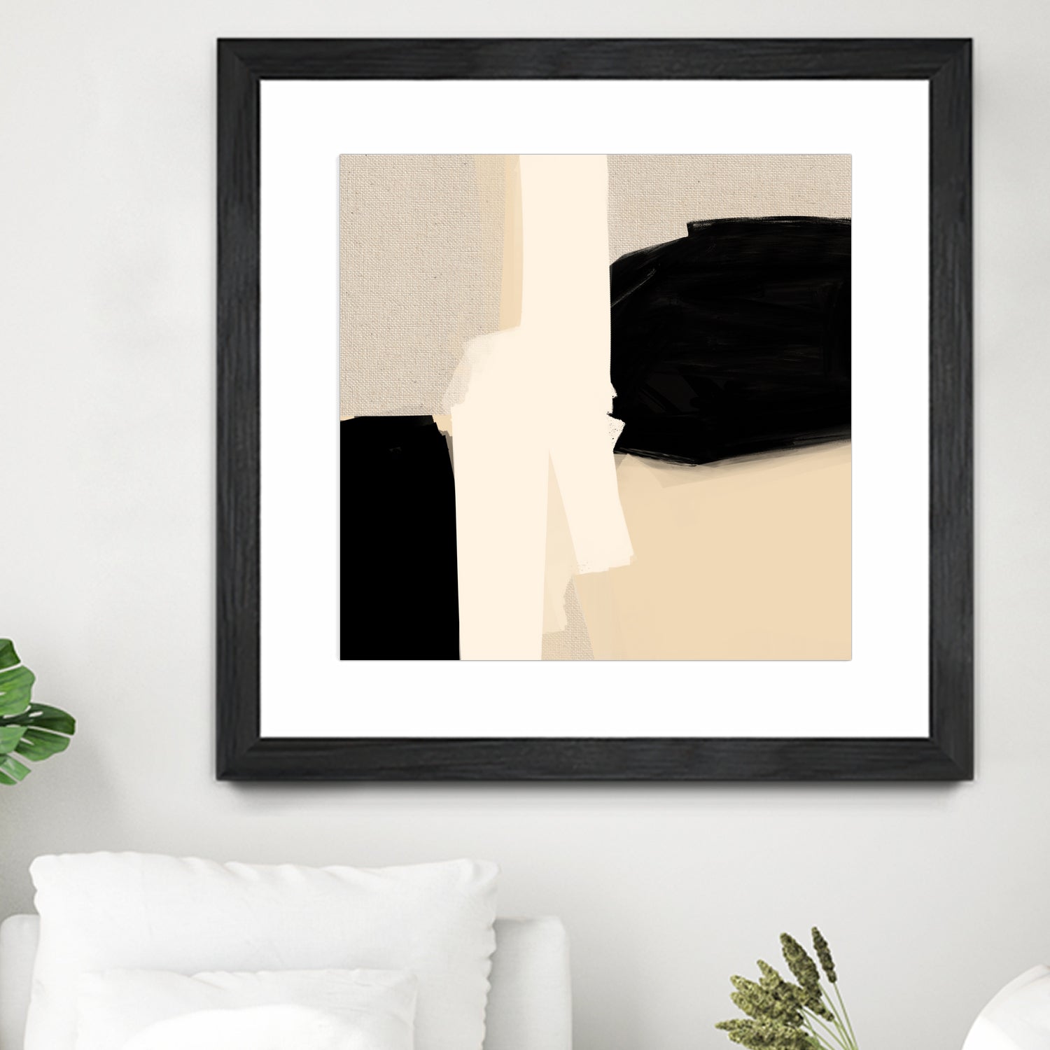 Opposites Attract 5 by Simona Gocan on GIANT ART - illustration neutral tones