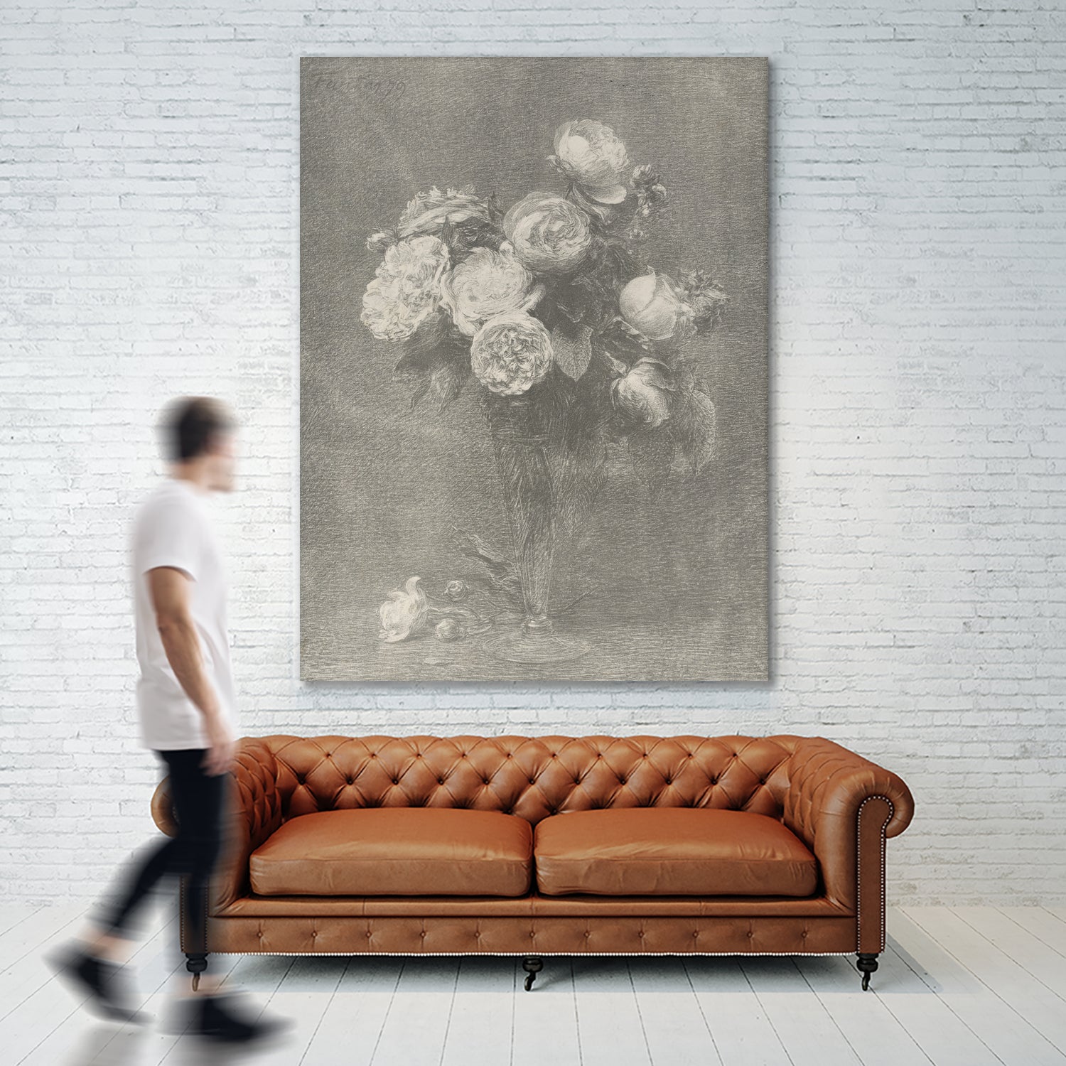 Bouquet of Roses by Henri Fantin Latour on GIANT ART - henri fantin latour