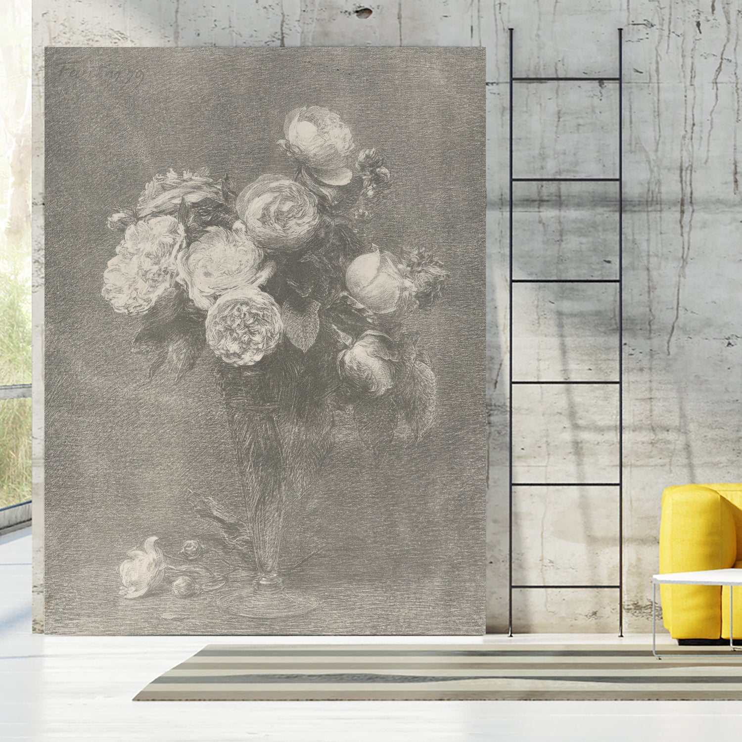 Bouquet of Roses by Henri Fantin Latour on GIANT ART - henri fantin latour