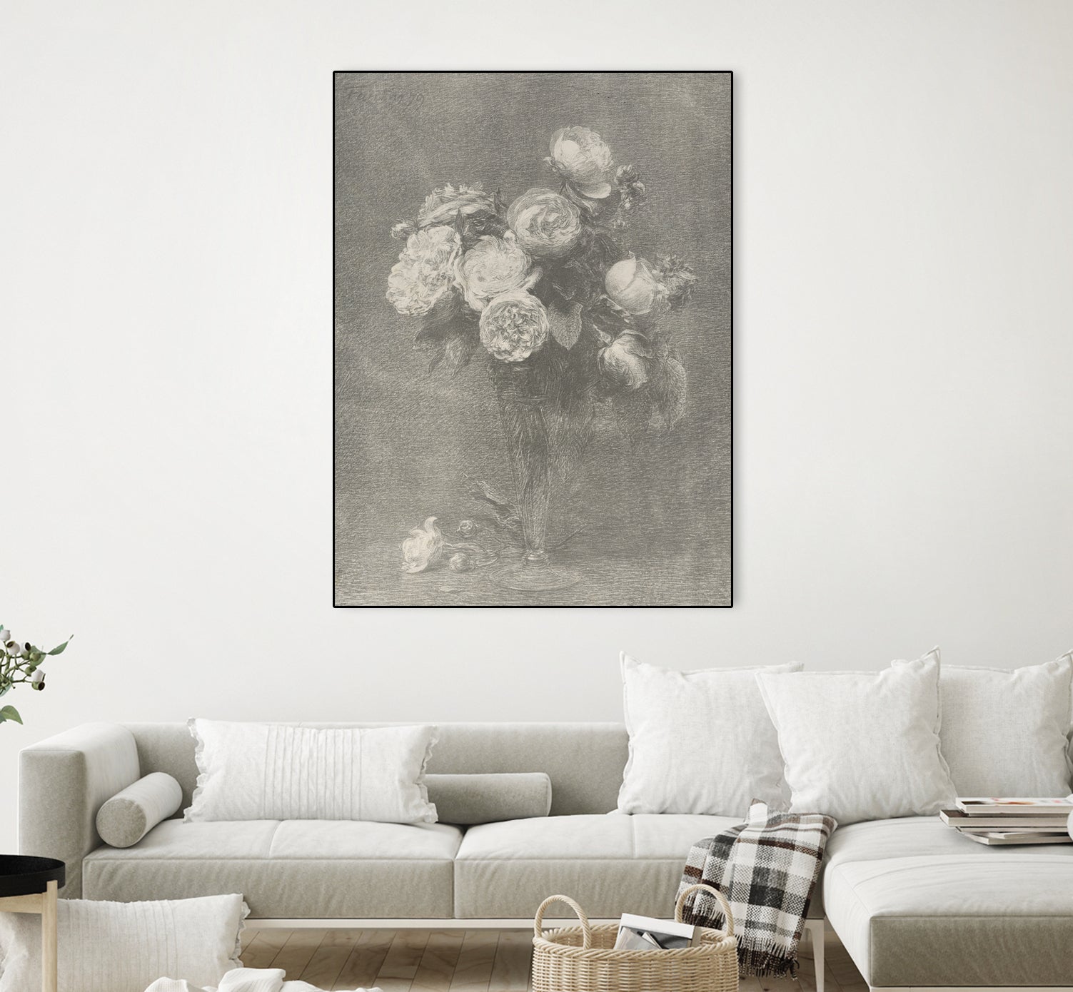 Bouquet of Roses by Henri Fantin Latour on GIANT ART - henri fantin latour