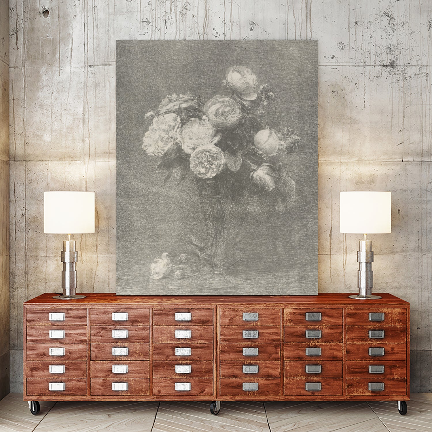 Bouquet of Roses by Henri Fantin Latour on GIANT ART - henri fantin latour