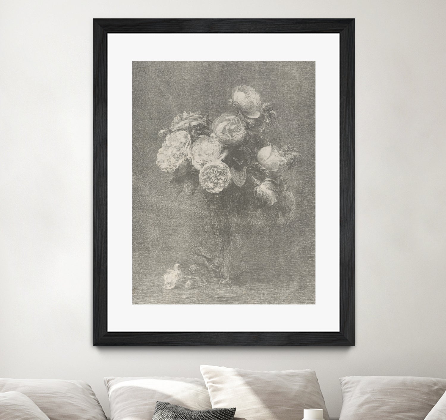 Bouquet of Roses by Henri Fantin Latour on GIANT ART - henri fantin latour