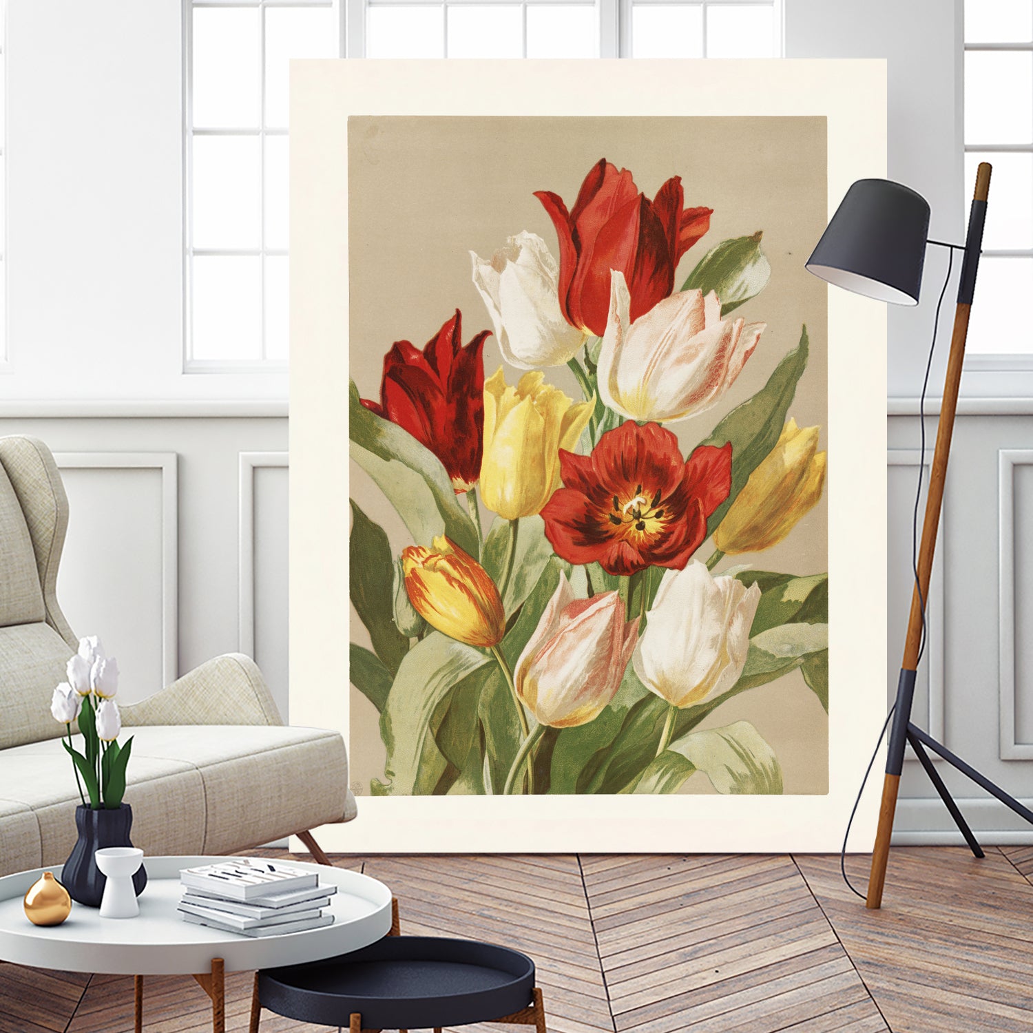 Tulips By Ellen Thayer Fisher by Pictufy on GIANT ART - illustration